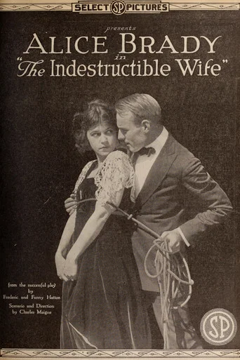 Movie poster for The Indestructible Wife (1919)