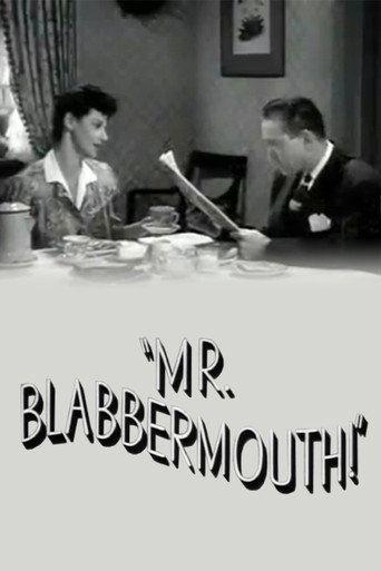 Movie poster for Mr. Blabbermouth! (1942)