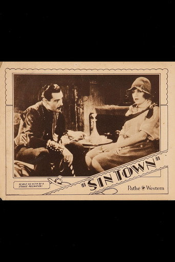 Movie poster for Sin Town (1929)