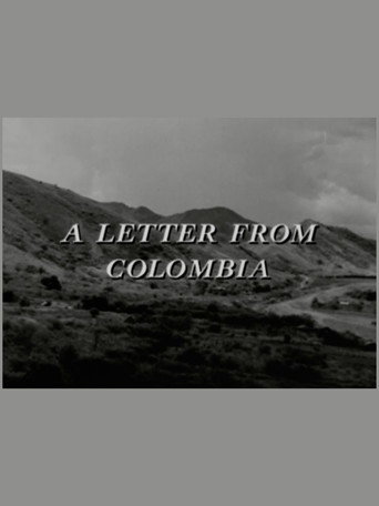 Movie poster for A Letter from Colombia (1962)