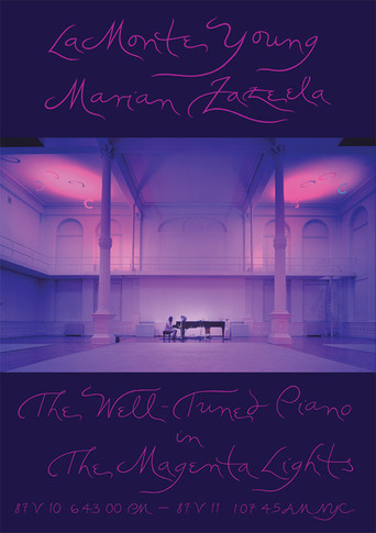 Movie poster for The Well-Tuned Piano in the Magenta Lights (2000)