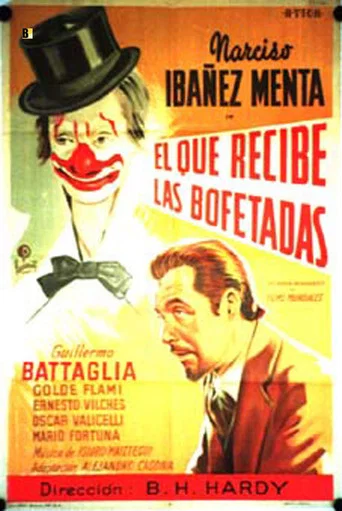 Movie poster for El que recibe las bofetadas (1947)