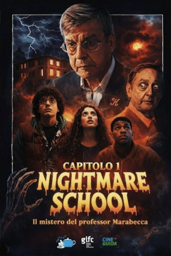 Movie poster for Nightmare School – The Mystery of Professor Marabecca (2026)