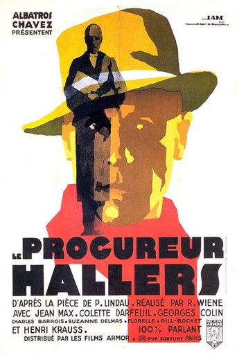 The Prosecutor Hallers poster