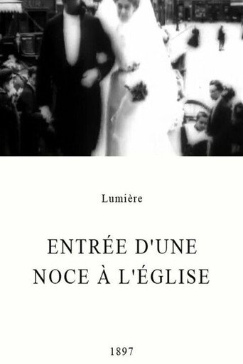 Movie poster for Entrée d'une noce à l'église (1897)