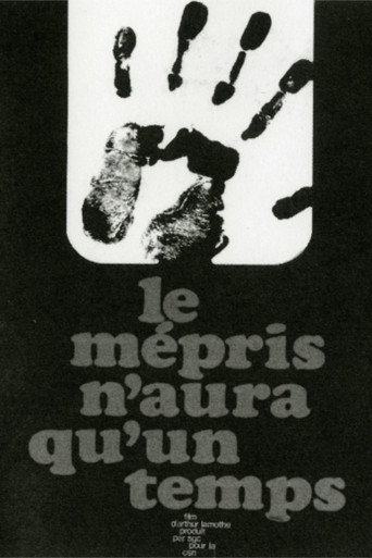 Movie poster for Le mépris n'aura qu'un temps (1969)