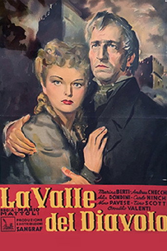 Movie poster for La valle del diavolo (1943)