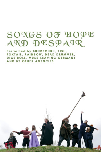 Movie poster for Songs of Hope and Despair. Performed by Bundschuh, Fish, Fox Tail, Rainbow, Dead Drummer,  Muse-Leaving Germany and by other agencies (2026)