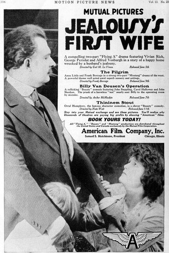 Movie poster for Jealousy's First Wife (1916)