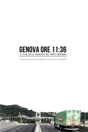 Movie poster for Genova ore 11:36 (2019)