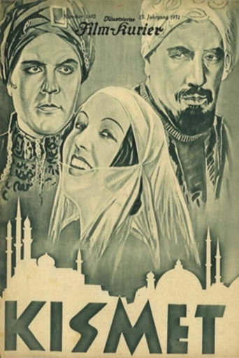 Movie poster for Kismet (1931)