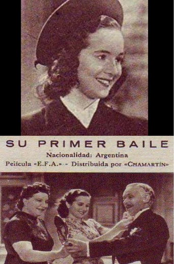 Movie poster for Su primer baile (1942)