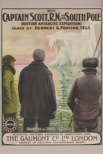 Movie poster for With Captain Scott in the Antarctic (1912)