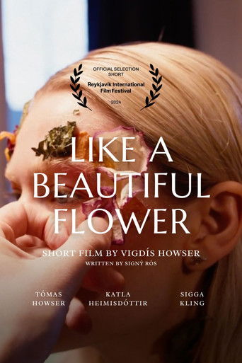 Like a beautiful flower poster