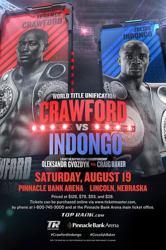 Movie poster for Terence Crawford vs. Julius Indongo (2017)