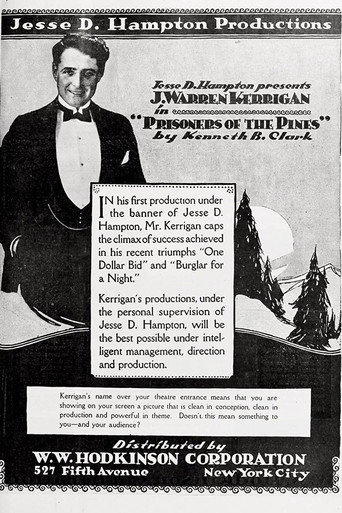 Movie poster for Prisoners of the Pines (1918)