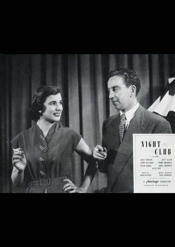 Movie poster for Night Club (1952)