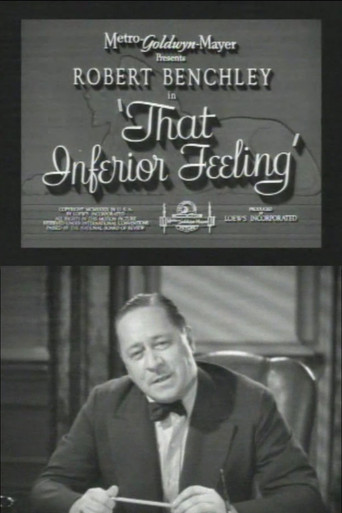 Movie poster for That Inferior Feeling (1940)