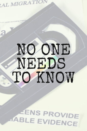 No One Needs to Know poster