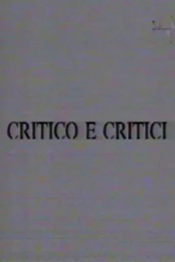 Movie poster for Critico e Critici (1997)