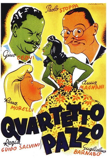 Movie poster for Crazy Quartet (1945)