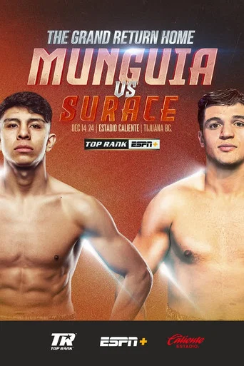 Movie poster for Jaime Munguia vs. Bruno Surace (2024)