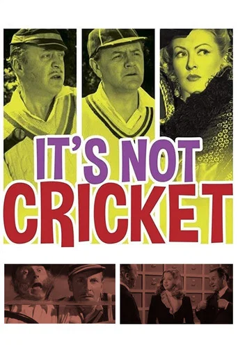 Movie poster for It's Not Cricket (1949)