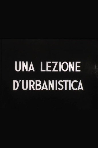Movie poster for A lesson on urbanism (1954)