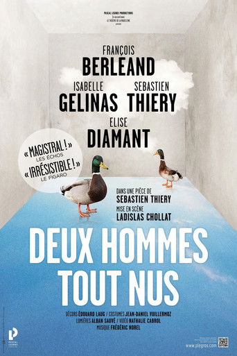 Deux hommes tout nus poster