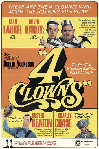 Movie poster for 4 Clowns (1970)