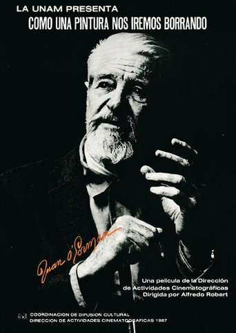 Movie poster for Como una pintura nos iremos borrando (1987)