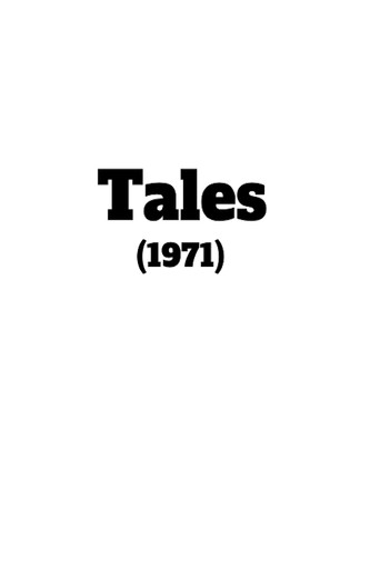 Movie poster for Tales (1971)