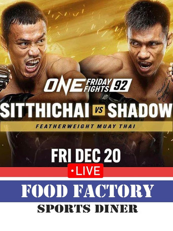 Movie poster for ONE Friday Fights 92: Sitthichai vs. Shadow (2024)