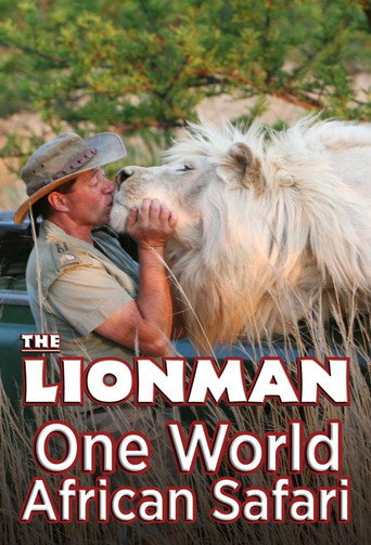 Series poster for The Lion Man: African Safari