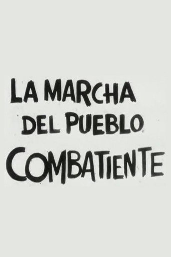 Movie poster for La marcha del pueblo combatiente (1980)