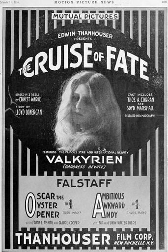 Movie poster for The Cruise of Fate (1916)
