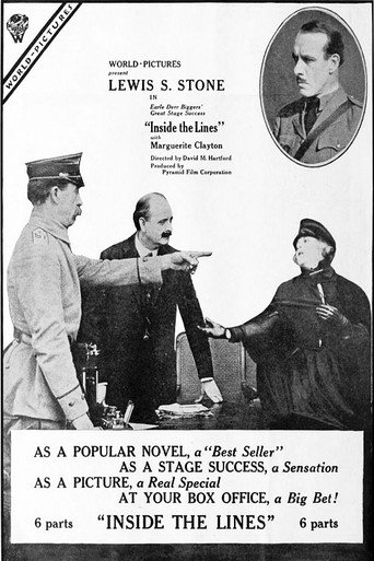 Movie poster for Inside the Lines (1918)
