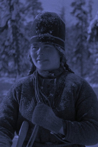 Movie poster for With Reindeer and Sled in Inka Länta’s Winterland (1926)