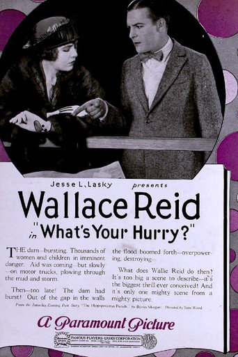 Movie poster for What's Your Hurry? (1920)