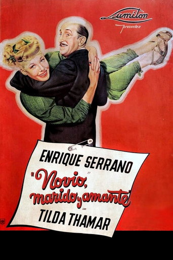 Movie poster for Novio, marido y amante (1948)
