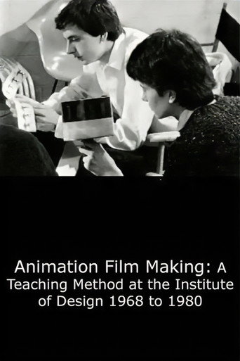 Movie poster for Animation Film Making: A Teaching Method at the Institute of Design 1968 to 1980 (1999)