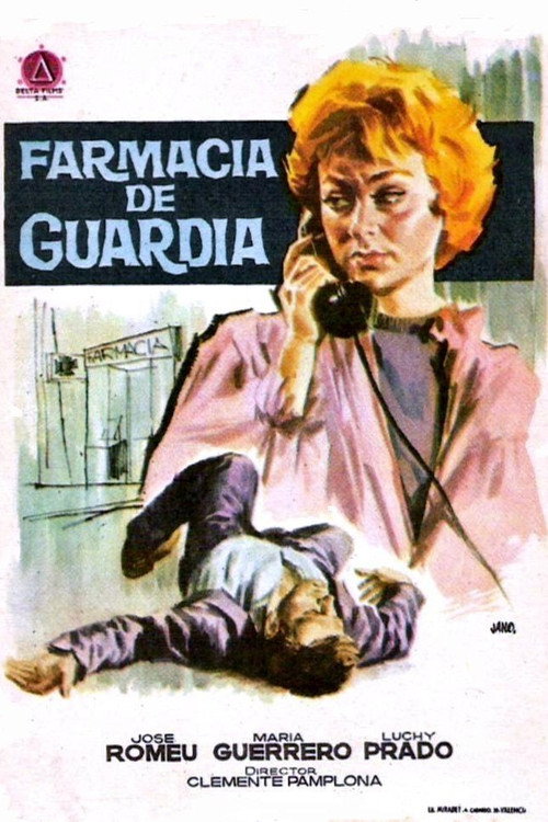 Movie poster for Farmacia de guardia (1958)