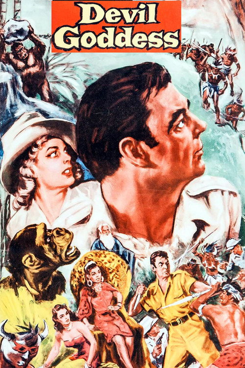 Movie poster for Devil Goddess (1955)