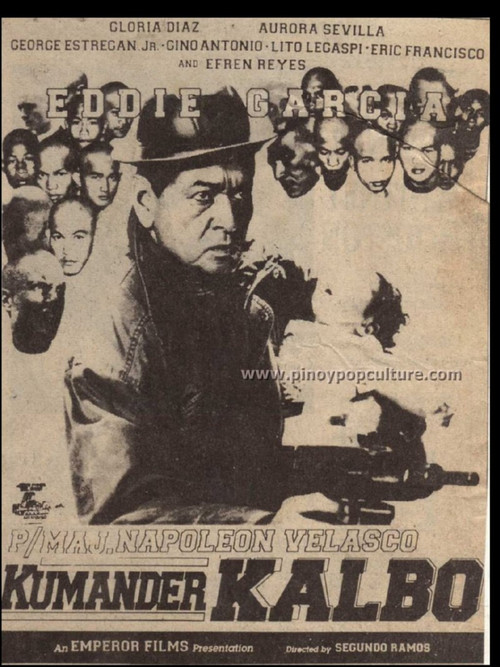 Movie poster for P/Maj. Napoleon Velasco, Kumander Kalbo (1993)