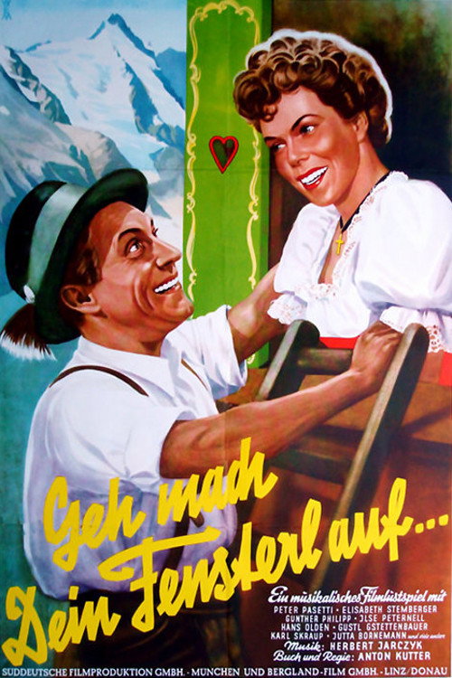 Movie poster for Geh’ mach dein Fensterl auf (1953)