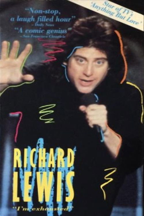 Movie poster for Richard Lewis: I'm Exhausted (1988)