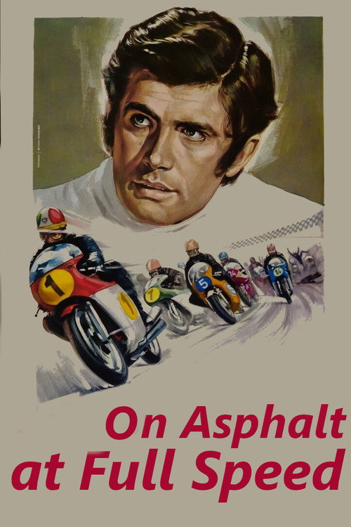 Movie poster for On Asphalt at Full Speed! (1970)