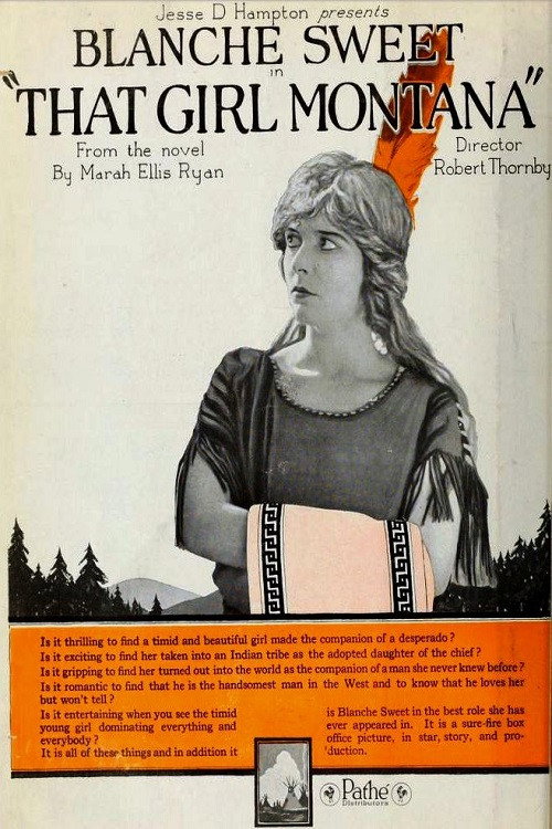 Movie poster for That Girl Montana (1921)