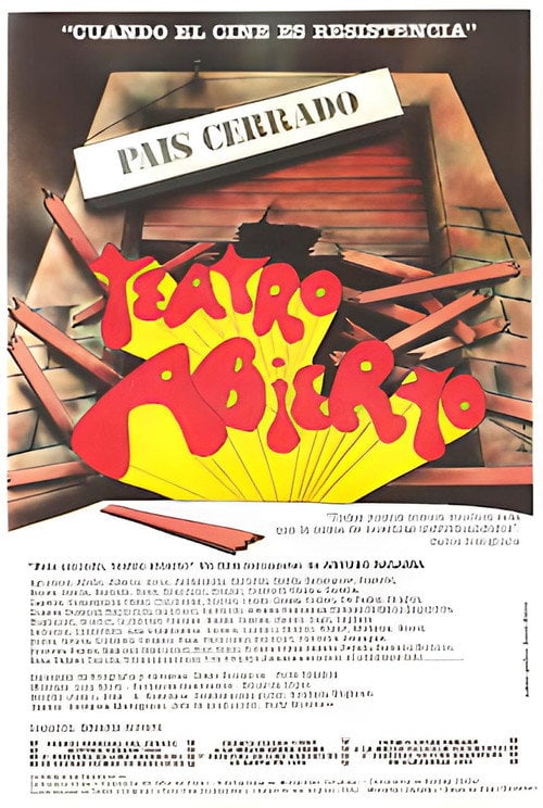 Movie poster for País cerrado, teatro abierto (1990)