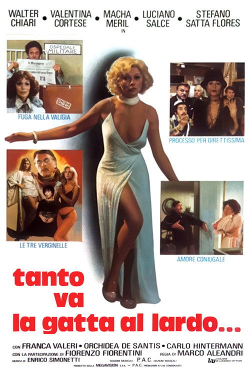 Movie poster for Tanto va la gatta al lardo... (1978)